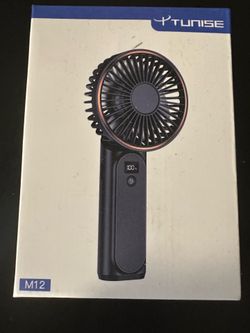 Portable Handheld Fan, Portable Fan Rechargeable, 4000mAh, 180° Adjustable, 6 Speed Wind, Display Electricity in Real Time, USB Rechargeable Foldable 