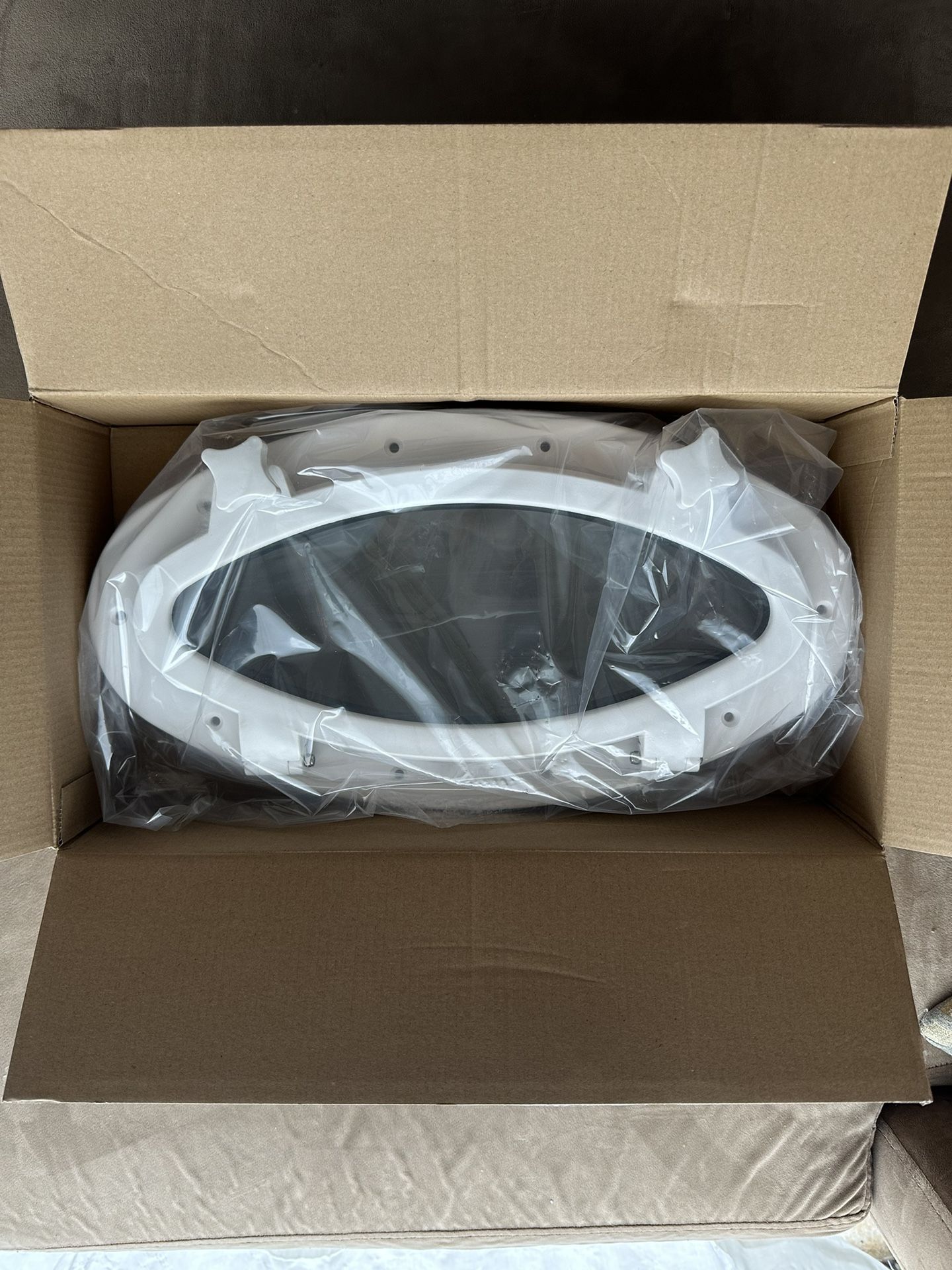 Oval Boat Porthole Window, Oval Tempered Glass Opening Portlight Yacht Porthole16x8‑5 8 inch Window