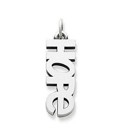 RARE James Avery Retired Silver Hope Charm