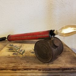 One-of-a-kind Handmade Upcycled Vintage Smith Quick As Lightning Bug Sprayer Accent Art Lamp/Light. Includes LED Edison Bulb.
