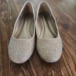 Hot Cakes Womens Shoes Sparkle size 9 Gold