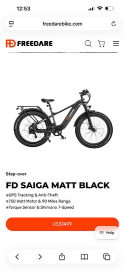 Freedare saiga Matt Black