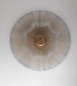 Mid Century Vintage Devalf starburst wall art