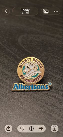 Vintage Anaheim Ducks pin - SGA