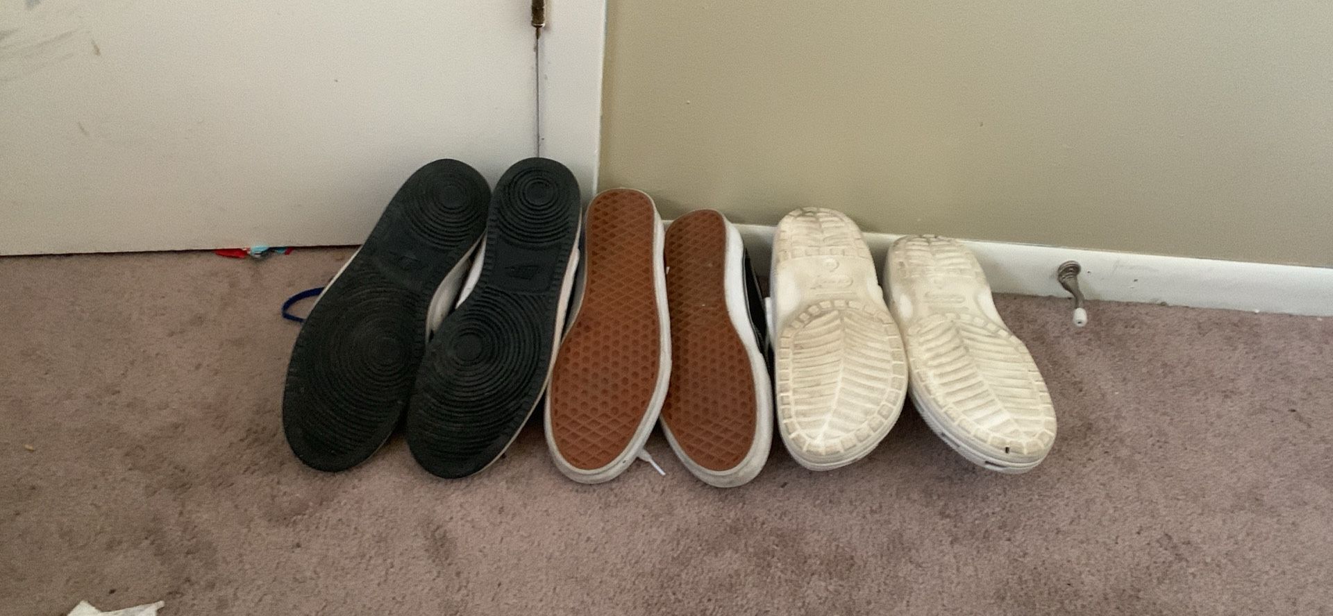 Shoes (Vans, Nike, Crocs