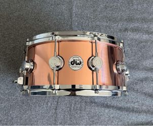 MINT* DW Collectors Copper Snare w/diecast hoops