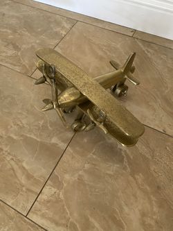 Small Gold Airplane