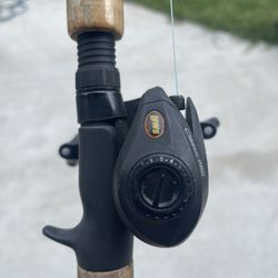 Lew’s CP1SH Bait Caster on 7’ Shimano Onvergence #2