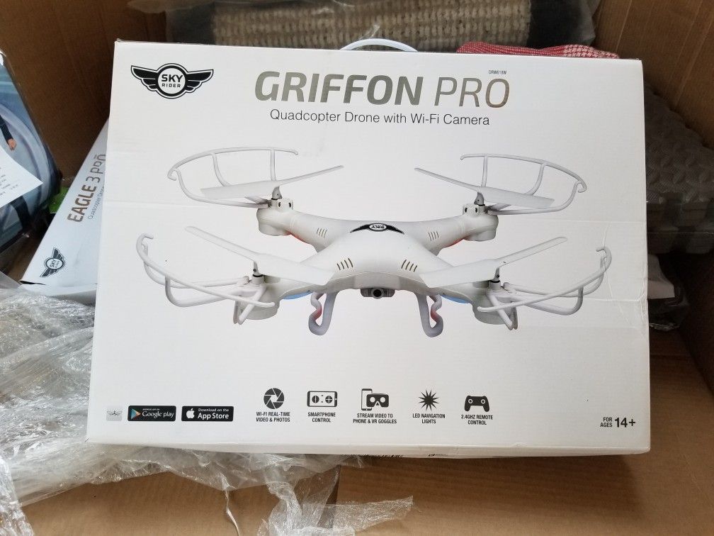 Griffon pro quadcopter drone with wifi camera