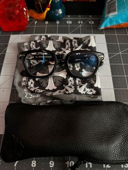 Chrome Hearts Drippin Eyeglasses Black Frame