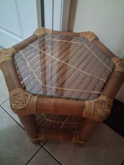 Bamboo table