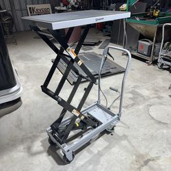 500 lb Hydraulic Lift Table Cart – Strongway
