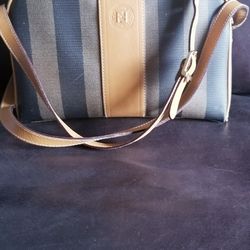 Vintage FENDI pequin Crossbody Bag 