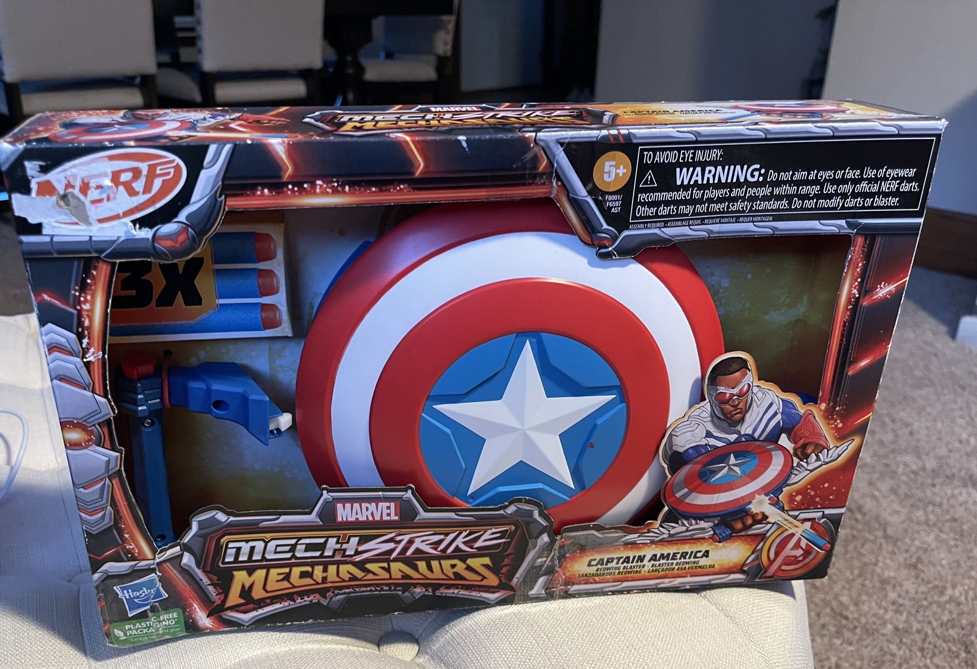 Marvel Mech Strike Nerf Captain America
