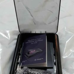 NEW!  UV Sanitizer (for Cell Phones, Sunglasses, Etc.) & Dual Universal Cell Phone Charger-manual & type C USB cable included