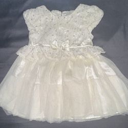 Babies White/Cream Dress