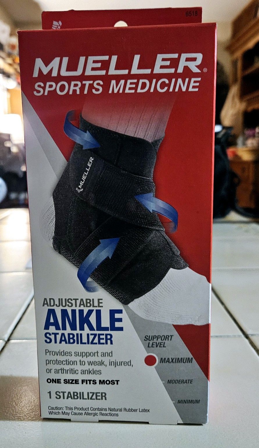 Adjustable Ankle Stabilizer, Unisex One Size Fits Most