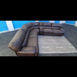 Brown Sectional Free Delivery Electric 🚚🚚