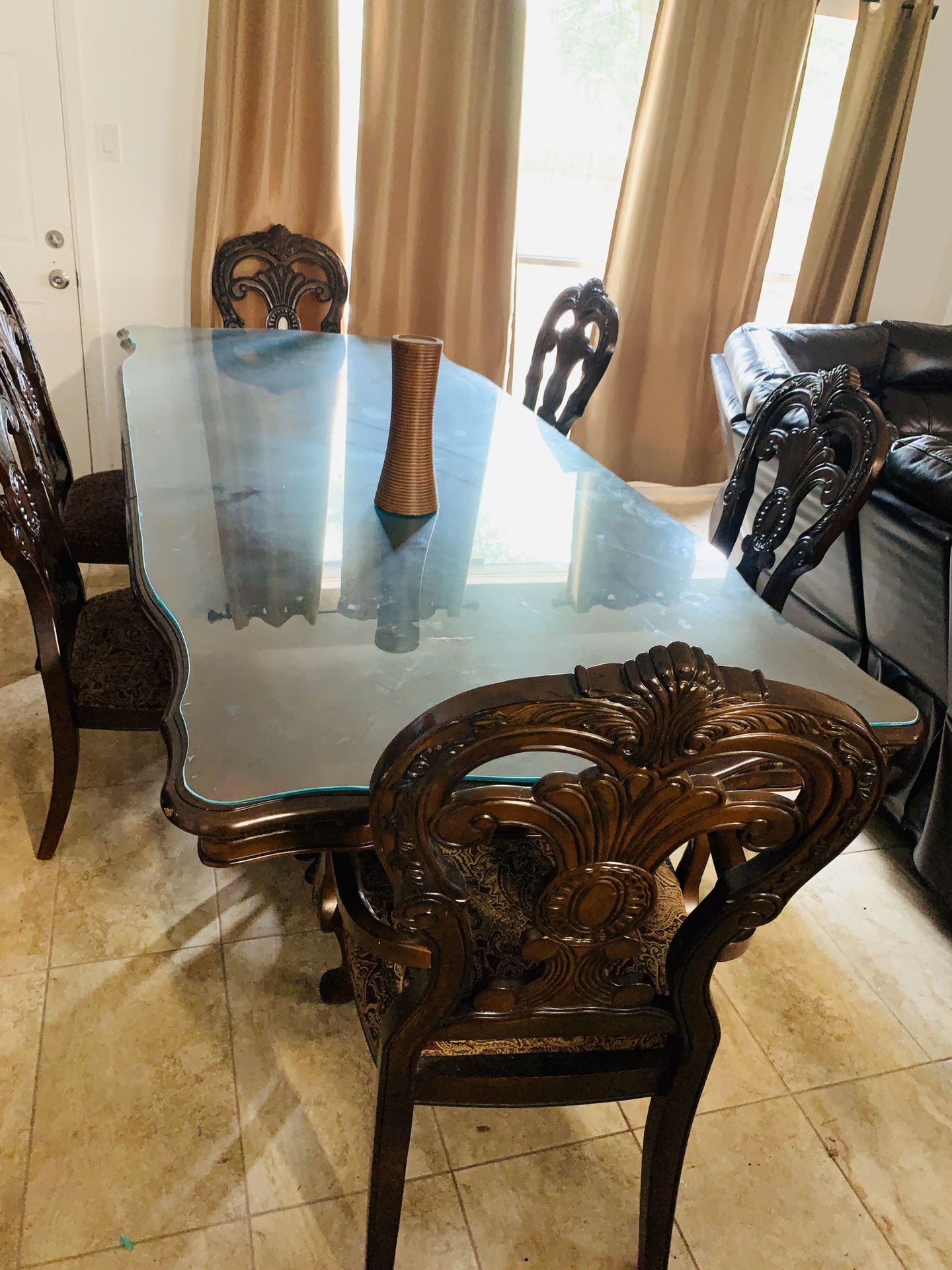 Comedor de 6 sillas , dining table set