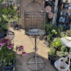 Large Metal Bird Cage 