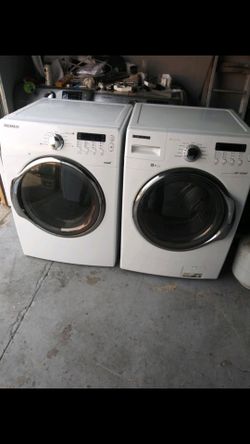 Full set dryer and washer brand Samsung