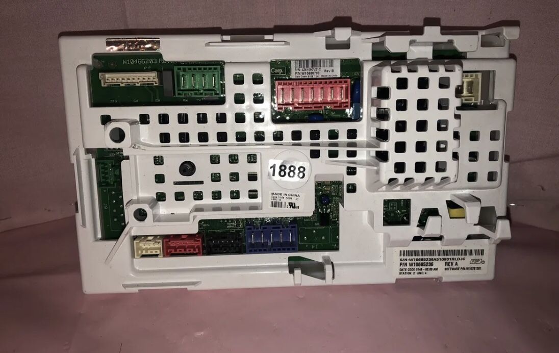 MAYTAG WASHER CONTROL BOARD PART # W10685236 REV A W10580703 Rev B