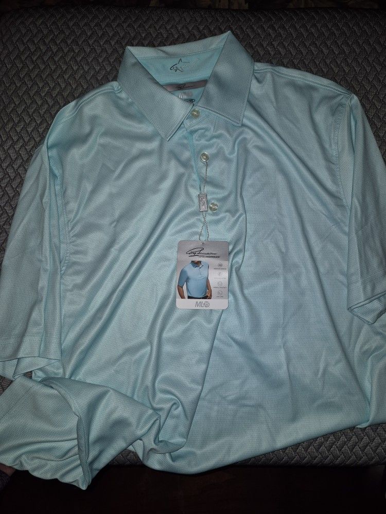 Greg Norman Men's Poli Medium Short Sleeve Shirt
