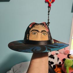 Frida Kahlo Hat_hand Painted