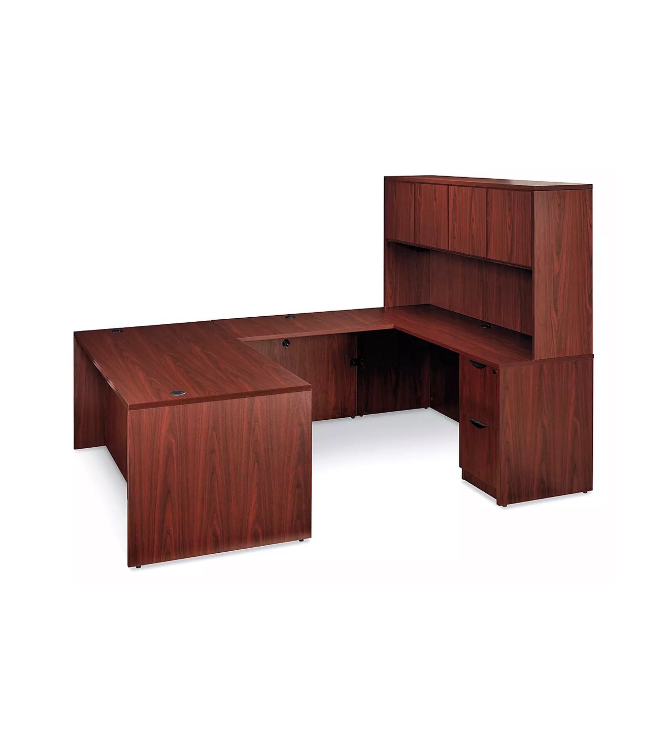 Office U-Desk With Hutch