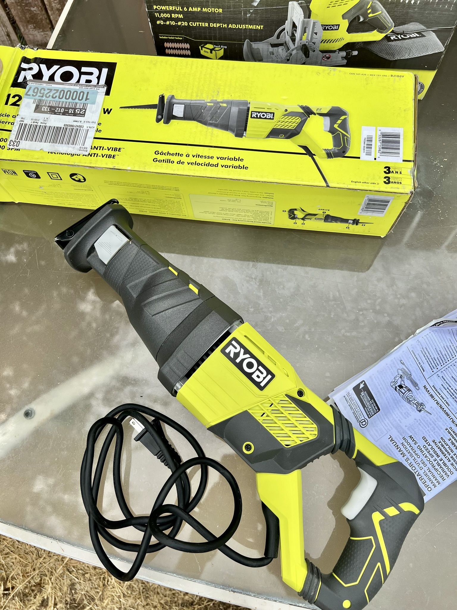 Ryobi 12 Amp Electric Reciprocating Sawzall