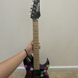 Purple Electric Guitar Ibanez Mikro