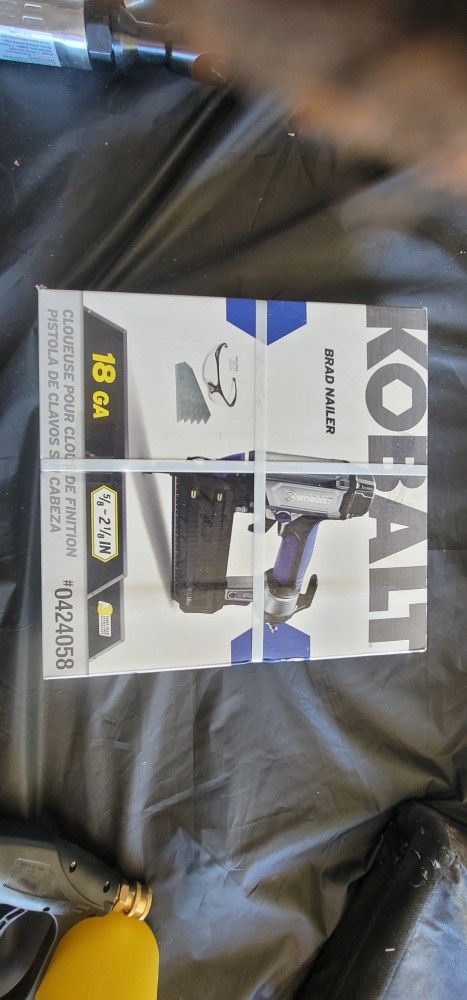 Kobalt nail gun 18 gage 5/8-2-1/8in