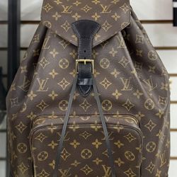 Gorgeous Custom Louis Vuitton Monogram Montsouris GM Backpack 