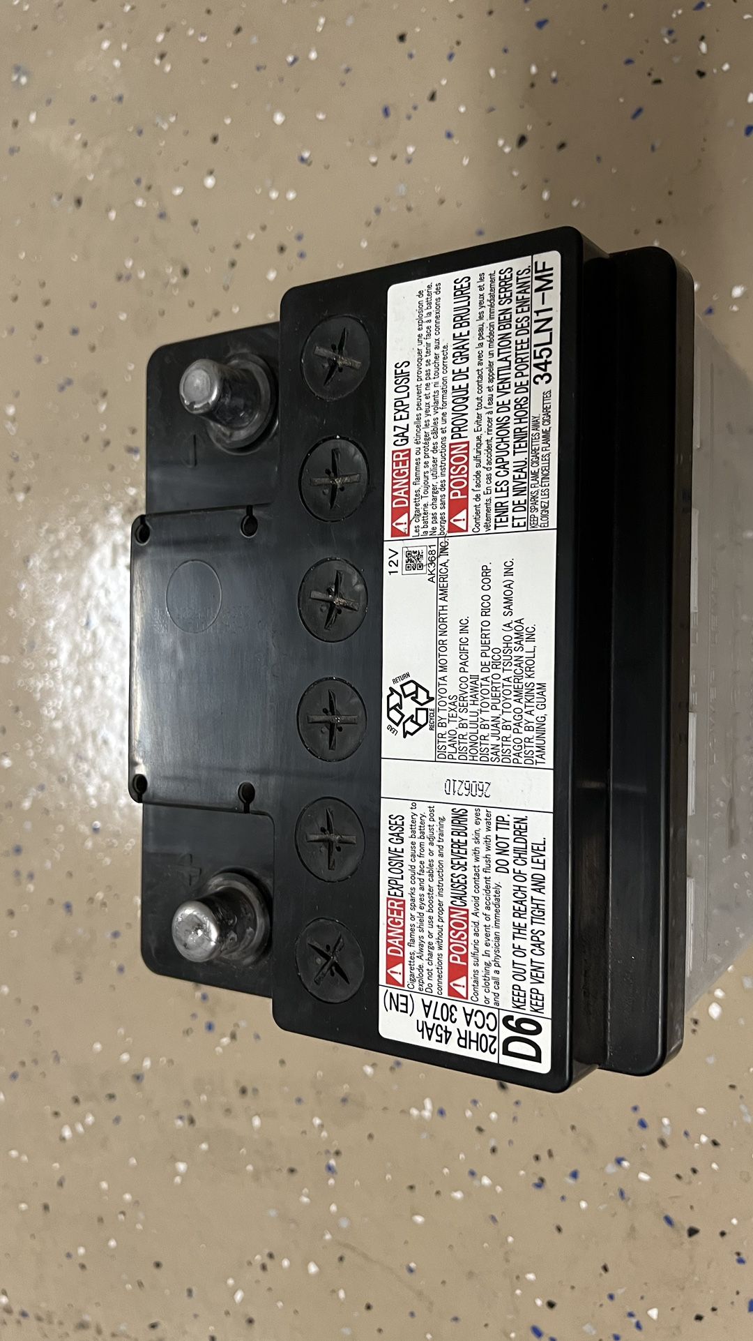 Toyota Corolla Battery 345LN1-MF for Sale in Peoria, AZ