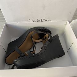 Calvin Klein Women’s Wedges Black Size 9.5 M