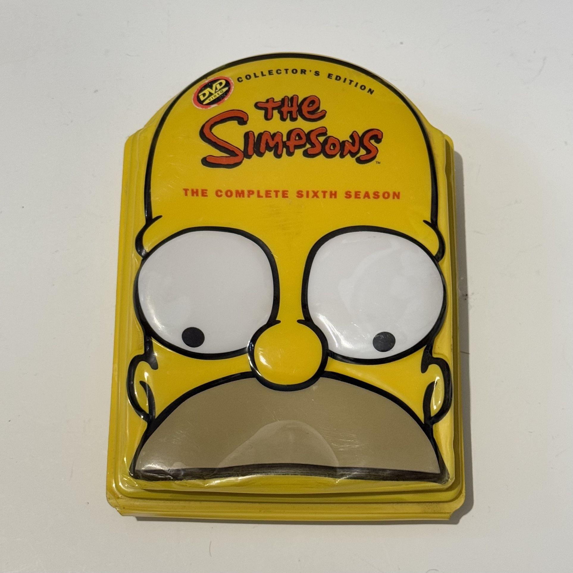The Simpsons 6th Season 4-DVD Set Collectors Edition Homer Head Great Condition!