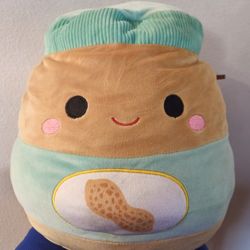 Squishmallows Peanut Butter Jar Plush