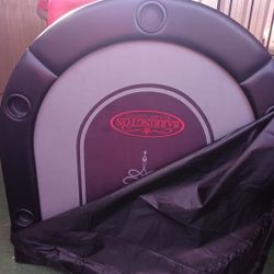 Foldable Poker Table W Cover 