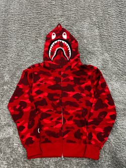 Red bape zip up