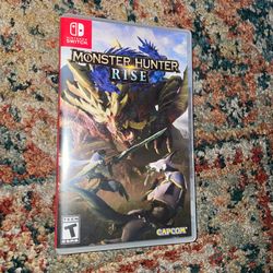 Monster Hunter Rise For Nintendo switch