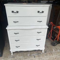 Solid Wood Dresser Needs Love has Scratches 