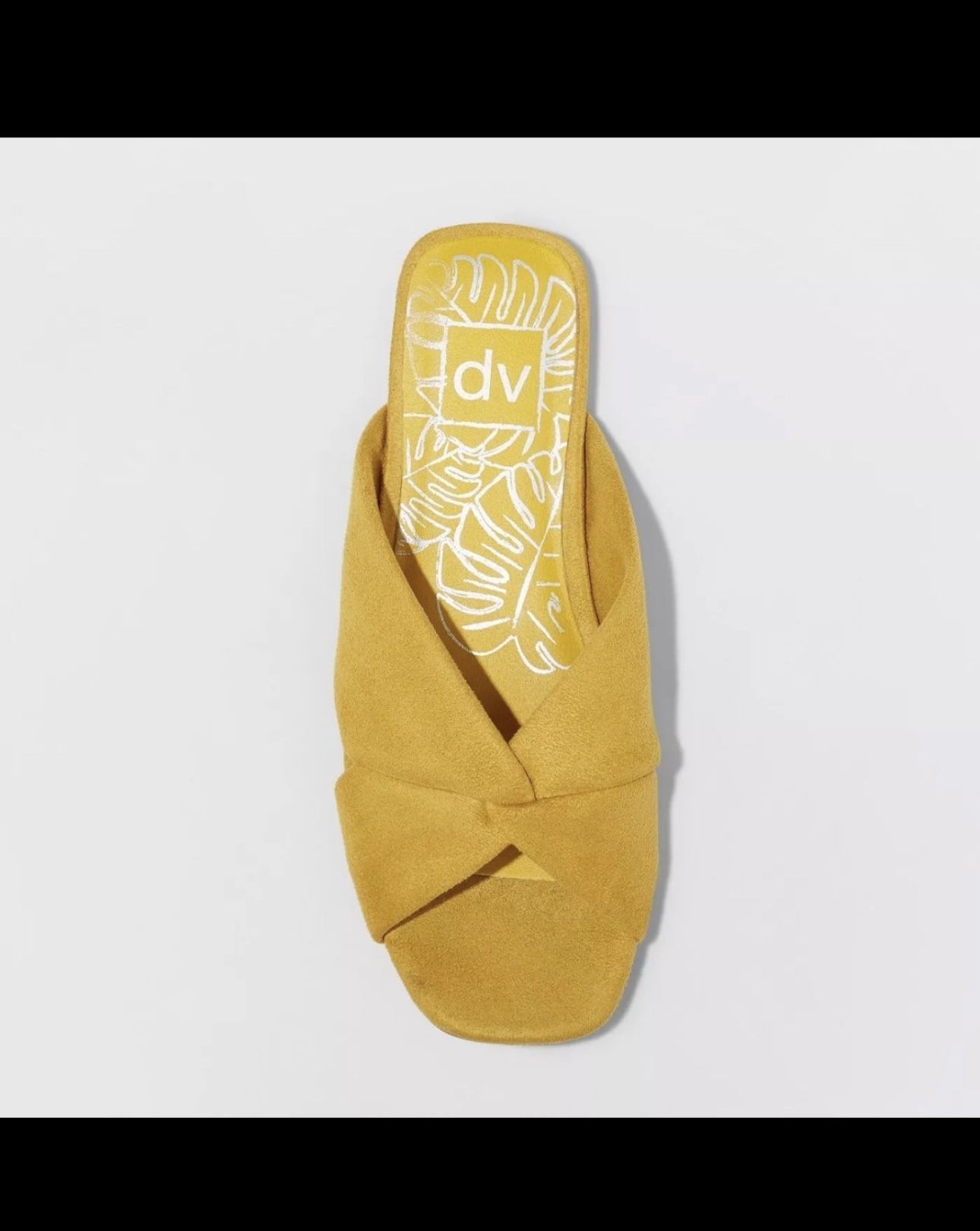 Women's dv Addie Microsuede Knotted Slide Sandals 6.5