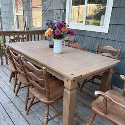 PENDING - Free Pier 1 Solid Wood Table - Seats 6 