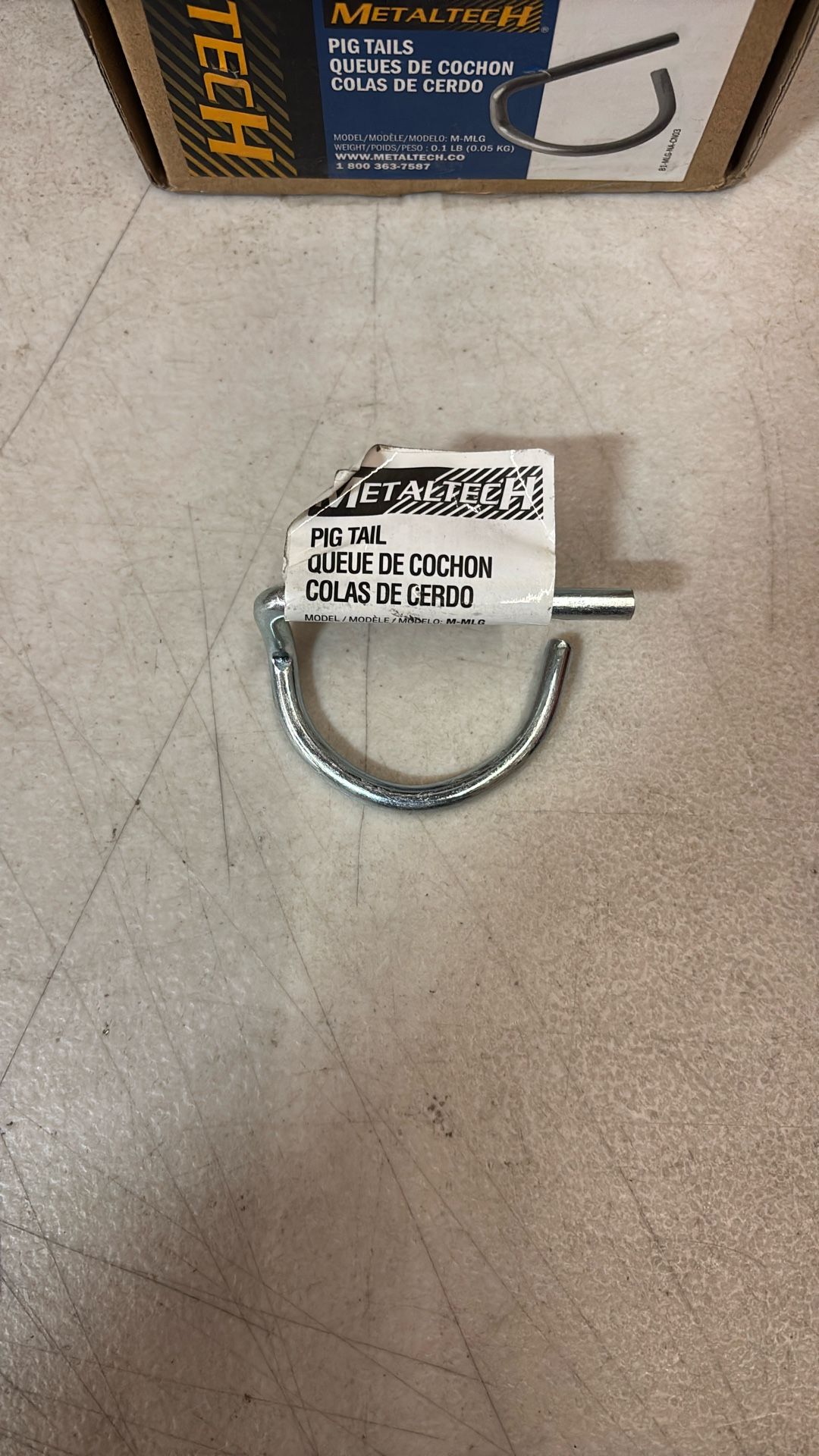 Metaltech Pig Tails. Model M-MLG. 25ct.