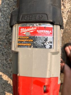 Milwaukee Sawzall 6519-30 Reciprocating Saw - 8 Foot Cord.