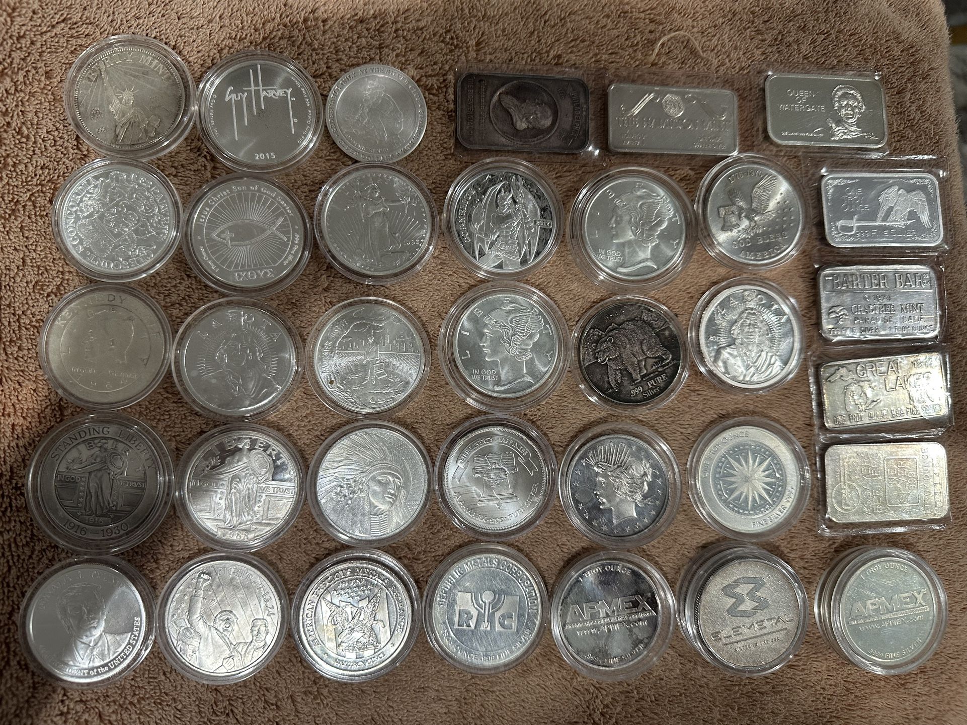 1 Ounce Silver Rounds