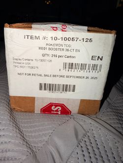 Pokemon Mega Evolution (ME01) ENHANCED Booster Case 6 Boxes Factory Sealed