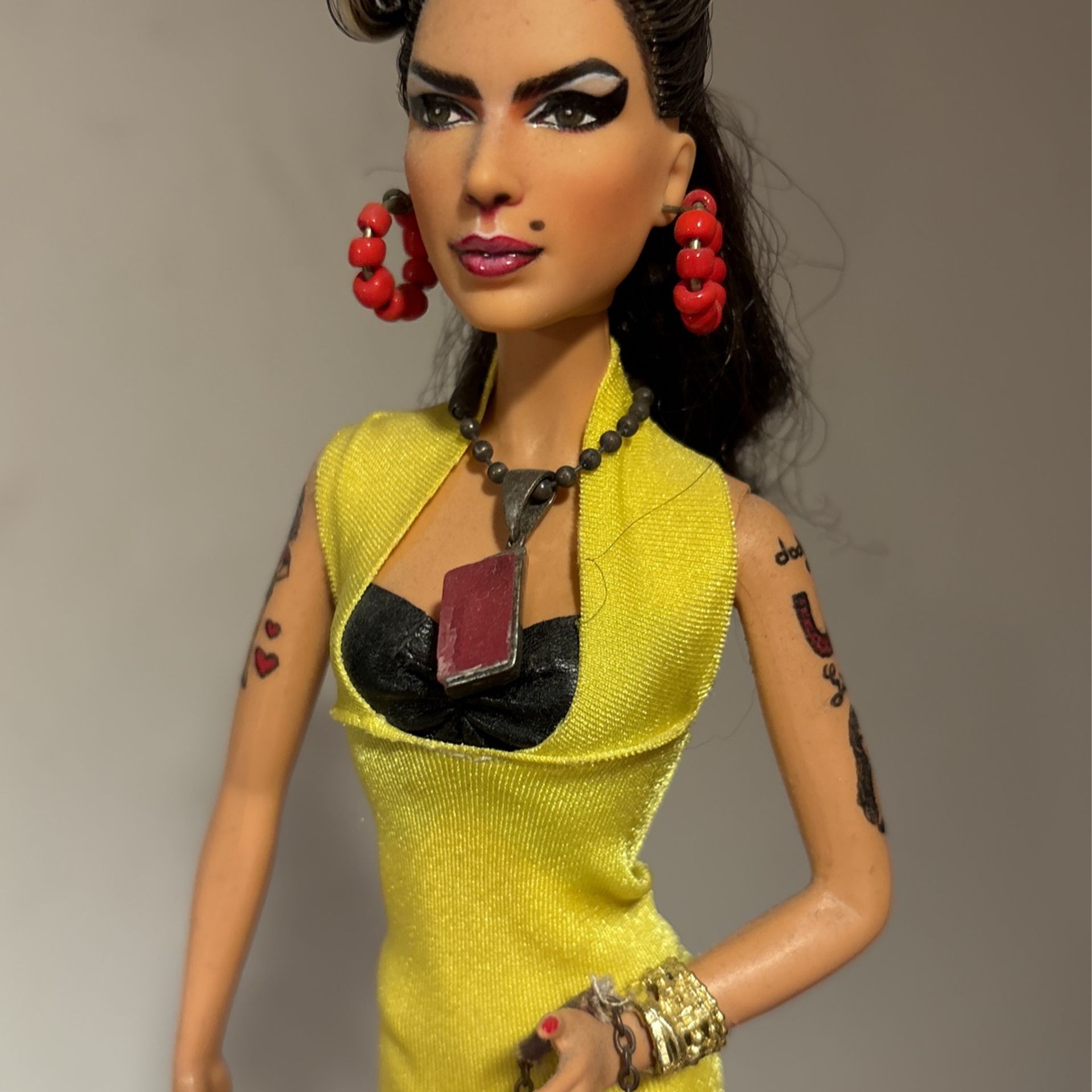 Rare Collectible Impossible To Find Authentic Barbie Doll Tribute To Amy Winehouse 