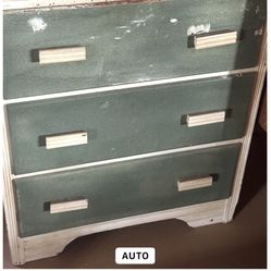 Three drawer nightstand, / dresser