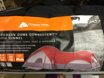 Ozark Trail 8 Person Dome Connectent with Tunnel